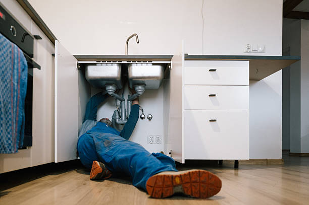 Professional Drain Cleaning technician working in Staunton, IN